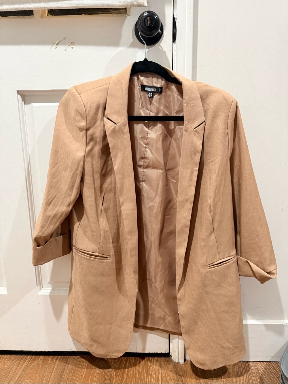 Windsor Beige Open-Front Women's Blazer